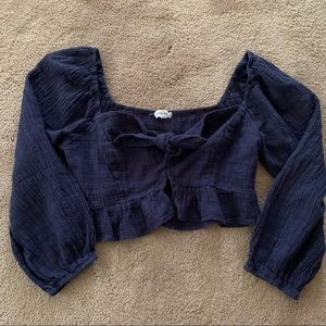 COTTON CANDY LA Navy blouse
